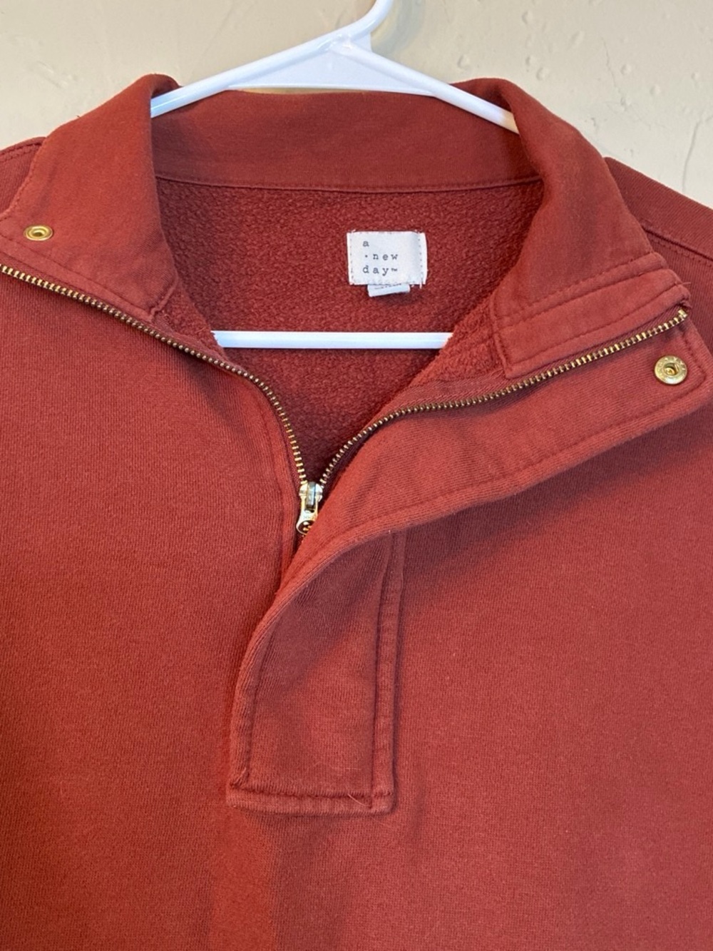 A New Day Dark Burnt Orange Fall Statement Jacket Size S Women's - Picture 2 of 7